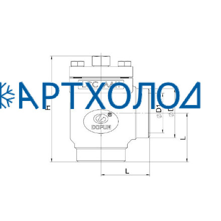 Сетчатый фильтр FVD-A DN25 угловой Dofun