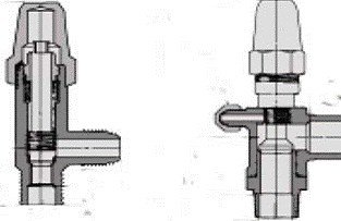 Вентиль запорный угловой ( 1/2 ODF x 1/2 ODF ) 7831 Henry Technologies