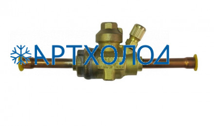 Шаровый запорный вентиль с сервисным штуцером BC-BVa-358 Becool