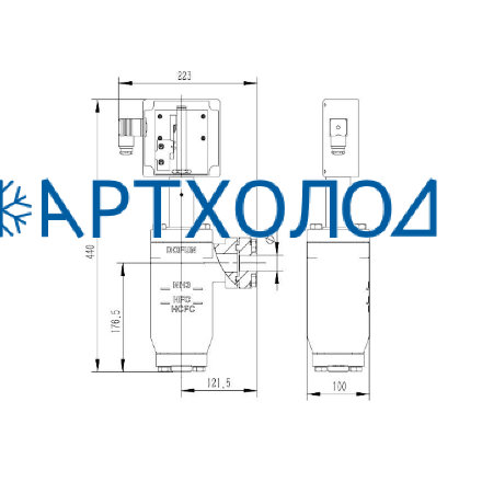 Реле уровня жидкости LS50 DN25 Dofun