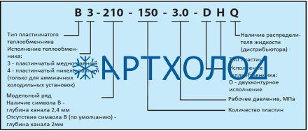 Теплообменник пластинчатый паяный B3-095-90-3,0-HQ  (021B6900) Danfoss