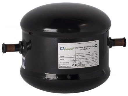 Вертикальный ресивер (28бар) BC-LR-1,5N Becool