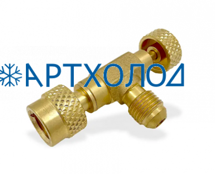 Вентиль с нажимом на ниппель DSZH WK-VC1 (M1/4"SAE х F1/4"SAE) Вентиль с нажимом на ниппель DSZH WK-VC1 (M1/4"SAE х F1/4"SAE)