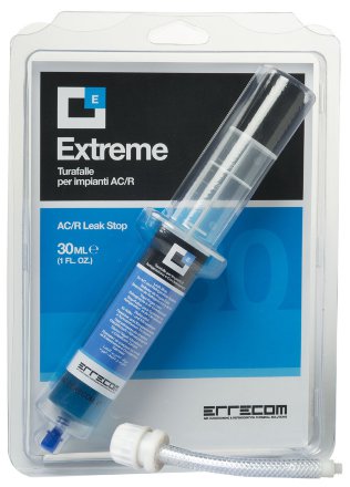Герметик Extreme для устранения протечек фреона, картридж с адаптерами 30 ml с плаcтиковым адаптером под R134а 	(TR1062.C.J7) Errecom