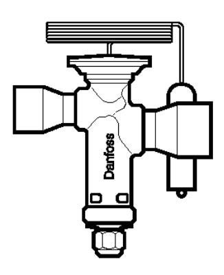 Термо-регулирующий вентиль ТРВ TGEX 12 067N2009 Danfoss