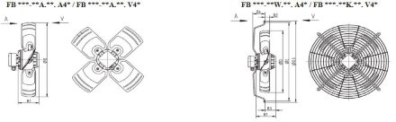 Вентилятор осевой ZIEHL-ABEGG FB050-4EK.4I.V4S Ziehl-Abegg