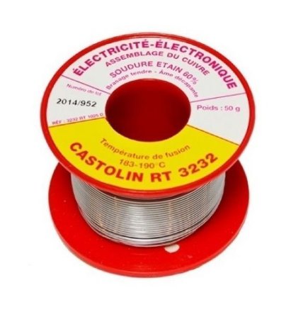 Припой Castolin RT 3232, д.1,0мм упак.50гр. 652202 / 3232RT1005D Castolin