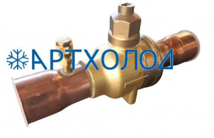 Шаровый запорный вентиль с сервисным штуцером BC-BVa-78 N Becool Шаровый запорный вентиль с сервисным штуцером BC-BVa-78 N Becool