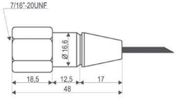Датчик давления PP-11 Dixell Датчик давления PP-11 Dixell