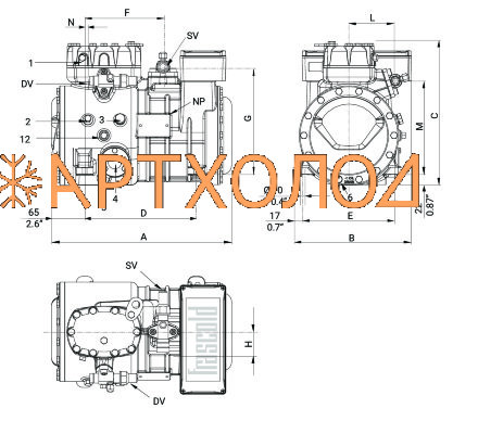 Компрессор Frascold D3-19.1Y