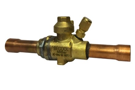 Шаровый запорный вентиль с сервисным штуцером BC-BVa-58 Becool