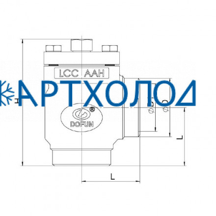 Сетчатый фильтр FVD-HA DN40 63 бар, угловой Dofun Сетчатый фильтр FVD-HA DN40 63 бар, угловой Dofun